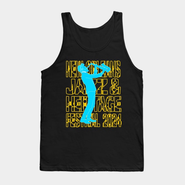 New Orleans Jazz Festival 2024 Tank Top by Womens Art Store